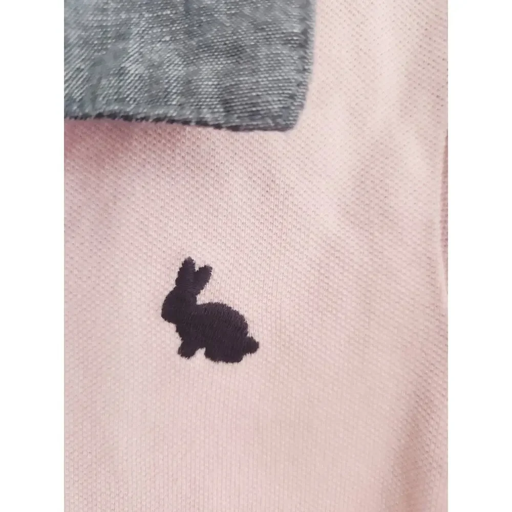 5T Gymboree Pink polo with bunny